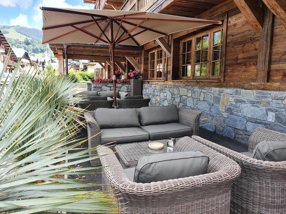 Le Chalet Blanc เมอแฌฟ ภายนอก รูปภาพ