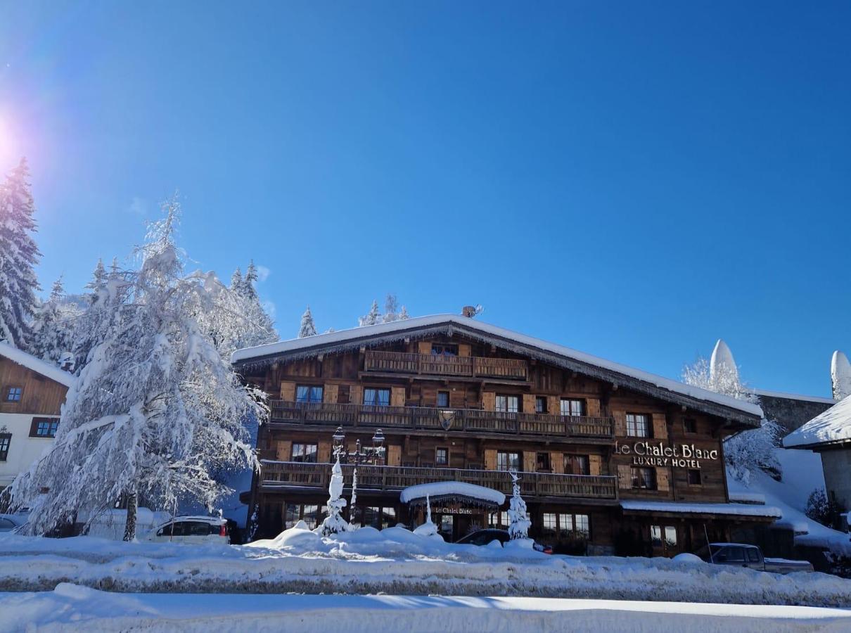 Le Chalet Blanc เมอแฌฟ ภายนอก รูปภาพ